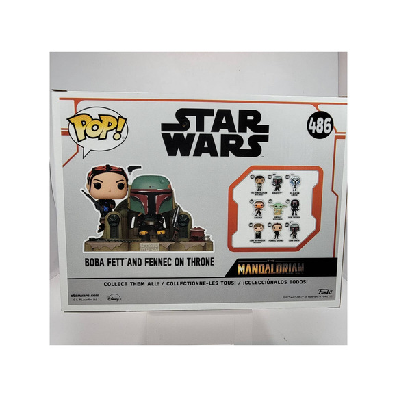 Funko Pop! Star Wars -The Mandalorian: Boba Fett & Fennec Shand Moment 486 - Picture 2 of 8